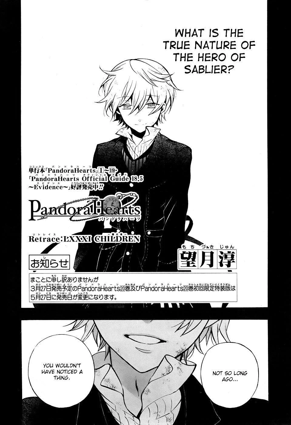 Pandora Hearts Chapter 81 - Page 8