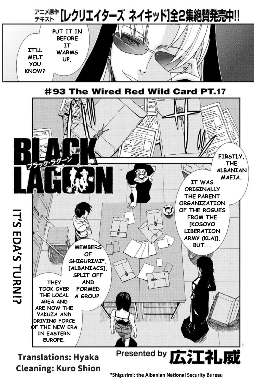 Black lagoon Chapter 93 - Page 1