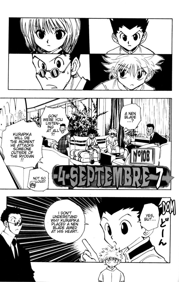 Hunter x Hunter Chapter 108 - Page 1