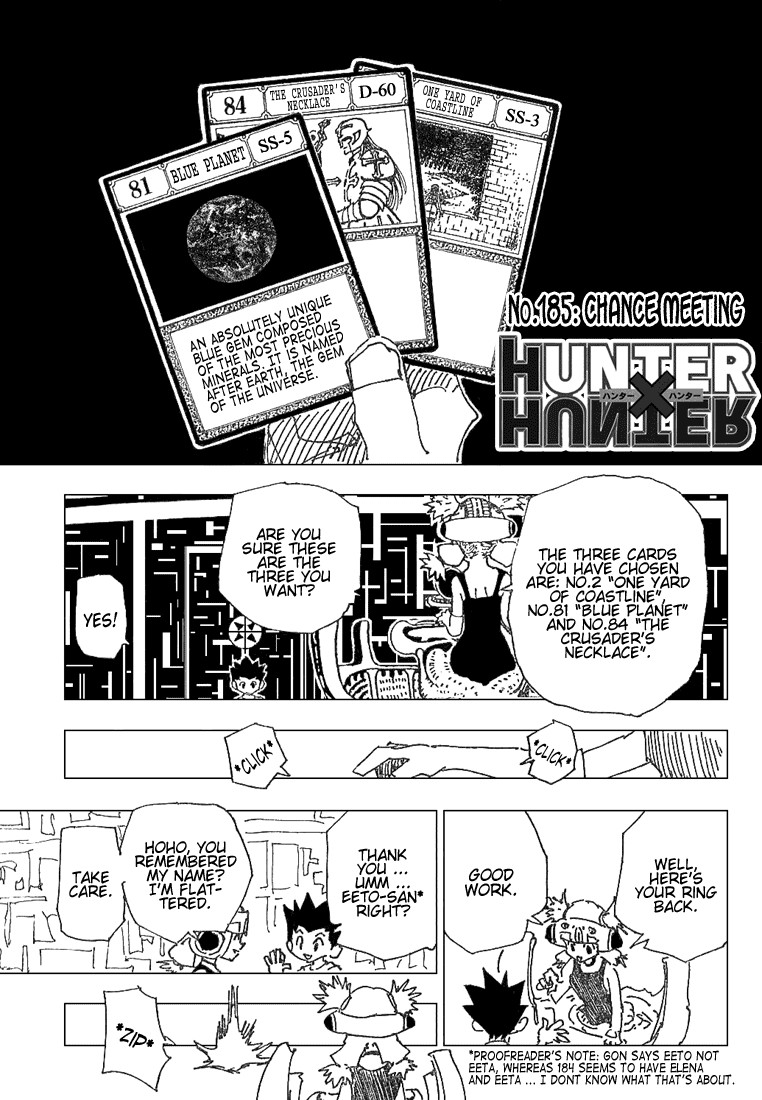 Hunter x Hunter Chapter 185 - Page 3