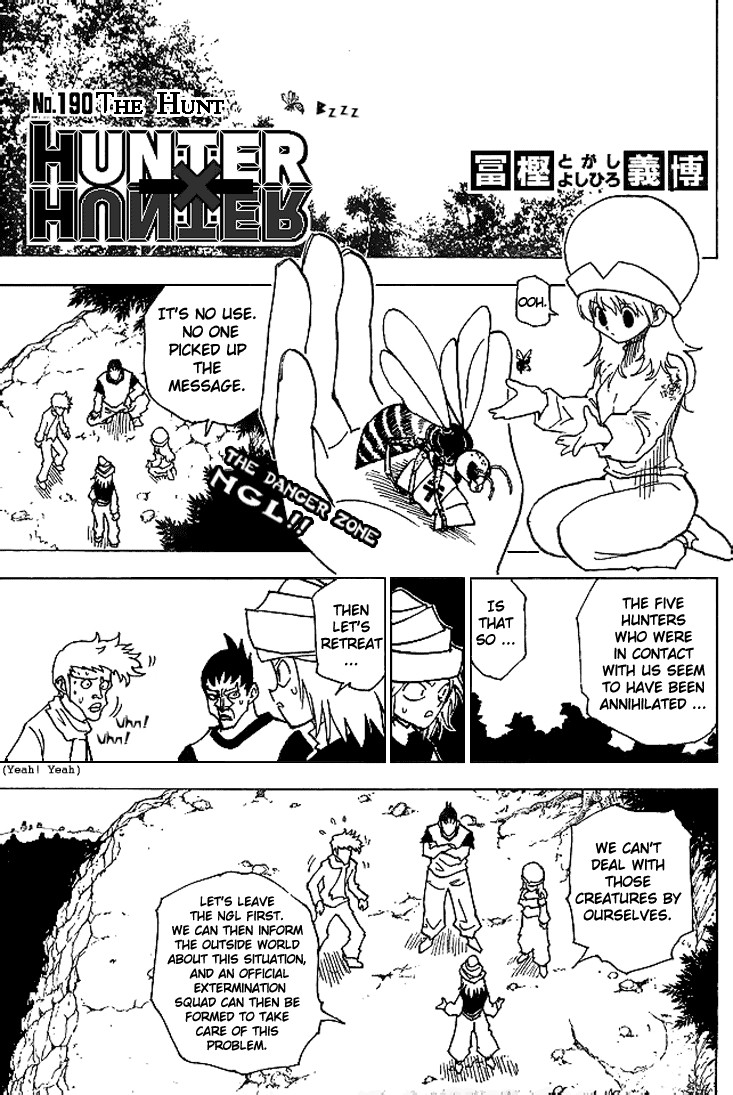 Hunter x Hunter Chapter 190 - Page 1