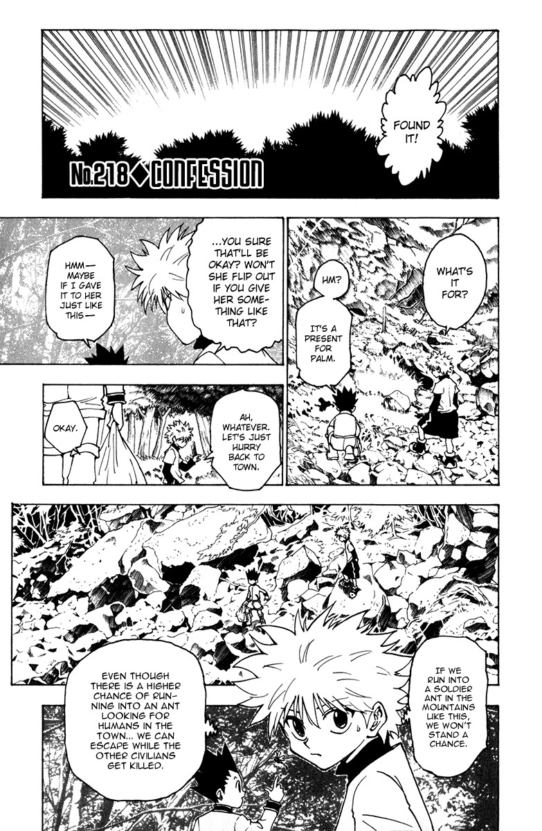 Hunter x Hunter Chapter 218 - Page 1