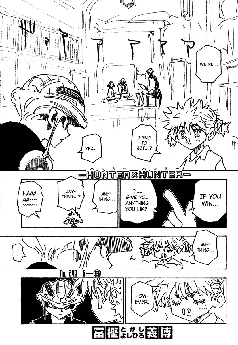 Hunter x Hunter Chapter 249 - Page 1