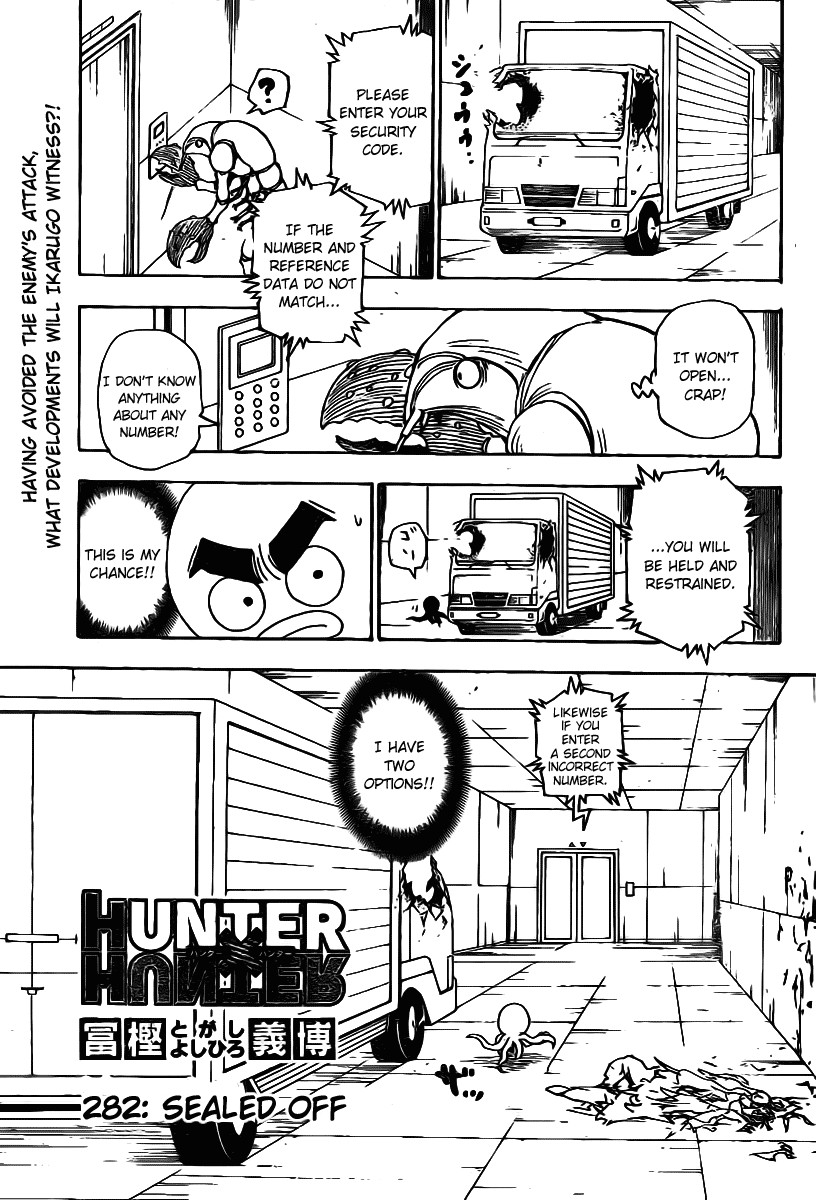 Hunter x Hunter Chapter 282 - Page 1