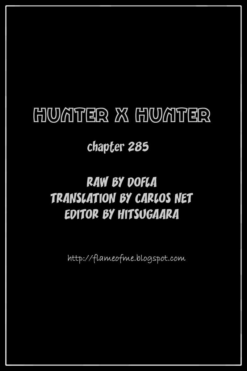 Hunter x Hunter Chapter 285 - Page 16