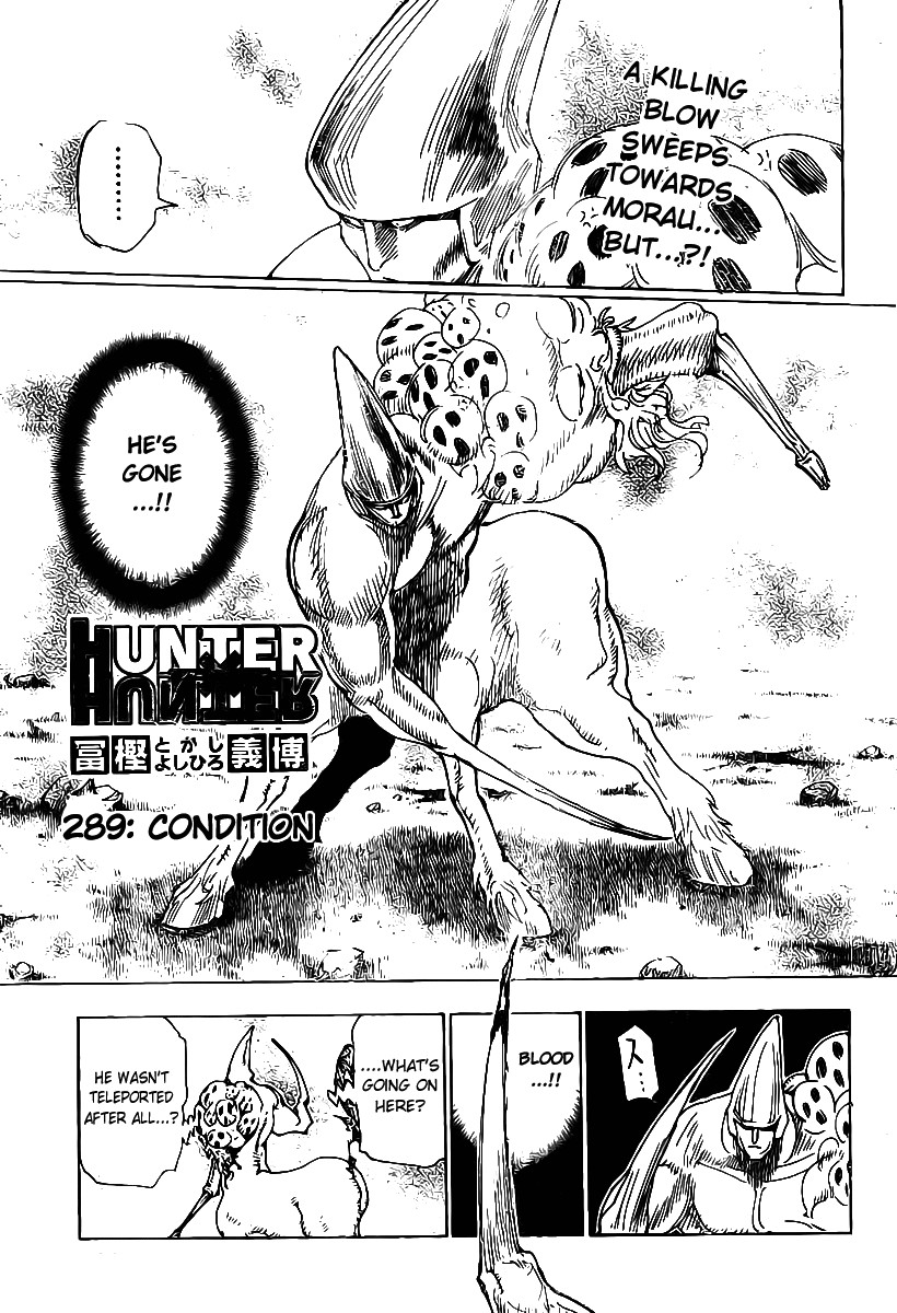 Hunter x Hunter Chapter 289 - Page 1