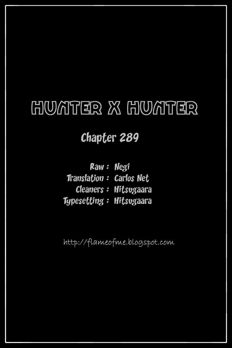 Hunter x Hunter Chapter 289 - Page 19