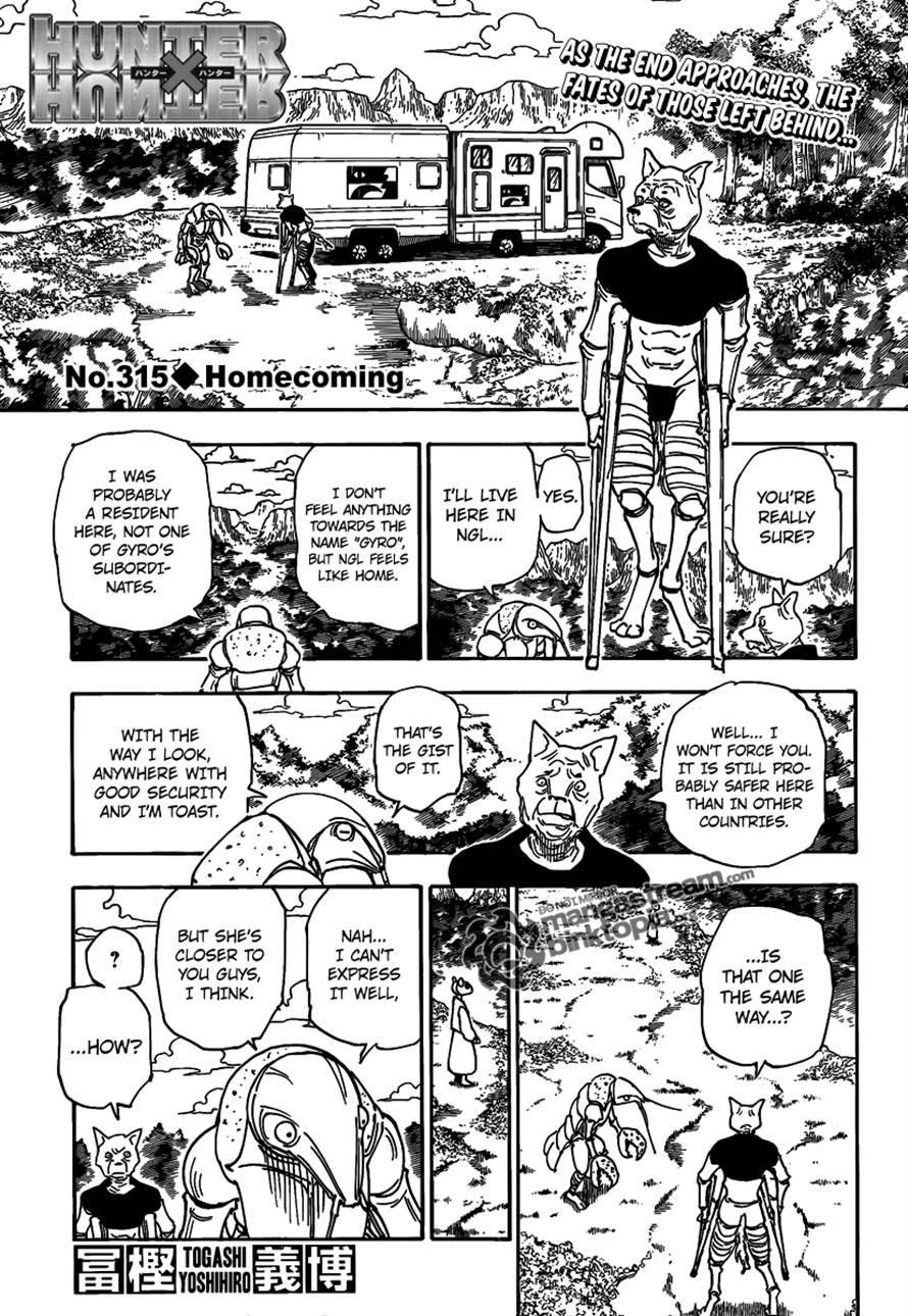 Hunter x Hunter Chapter 315 - Page 1