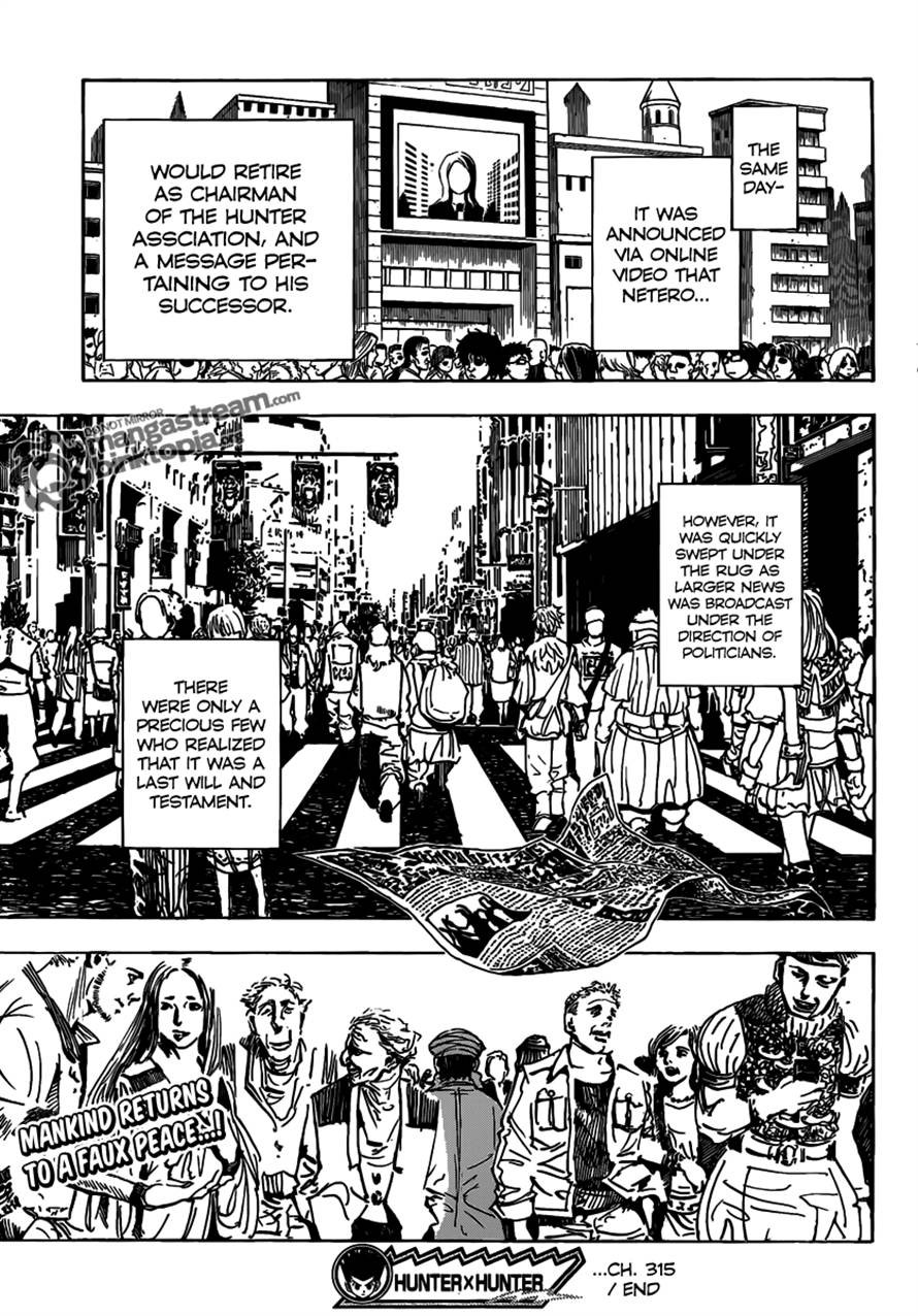 Hunter x Hunter Chapter 315 - Page 18