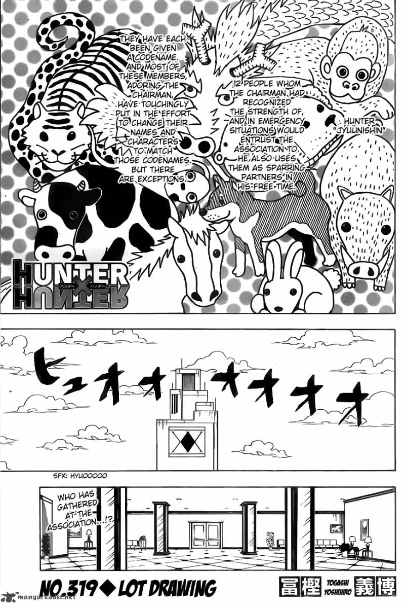 Hunter x Hunter Chapter 319 - Page 1