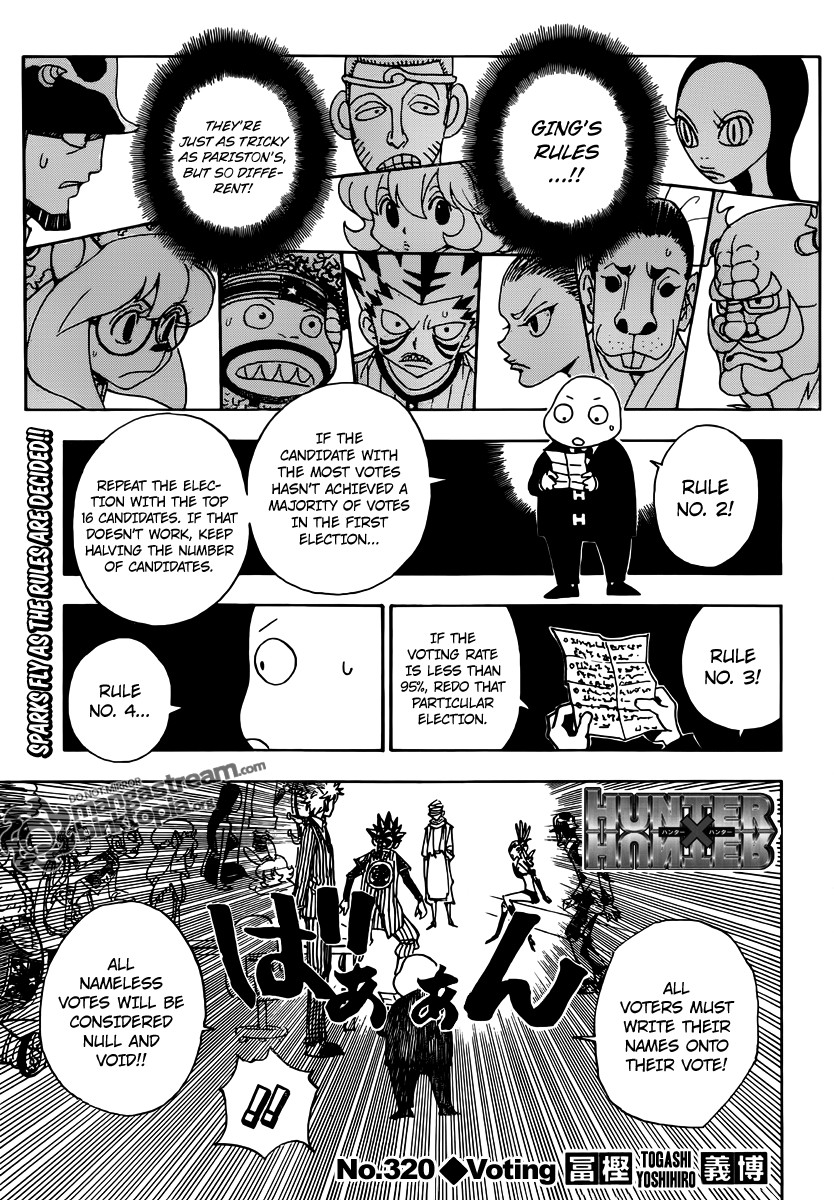 Hunter x Hunter Chapter 320 - Page 1