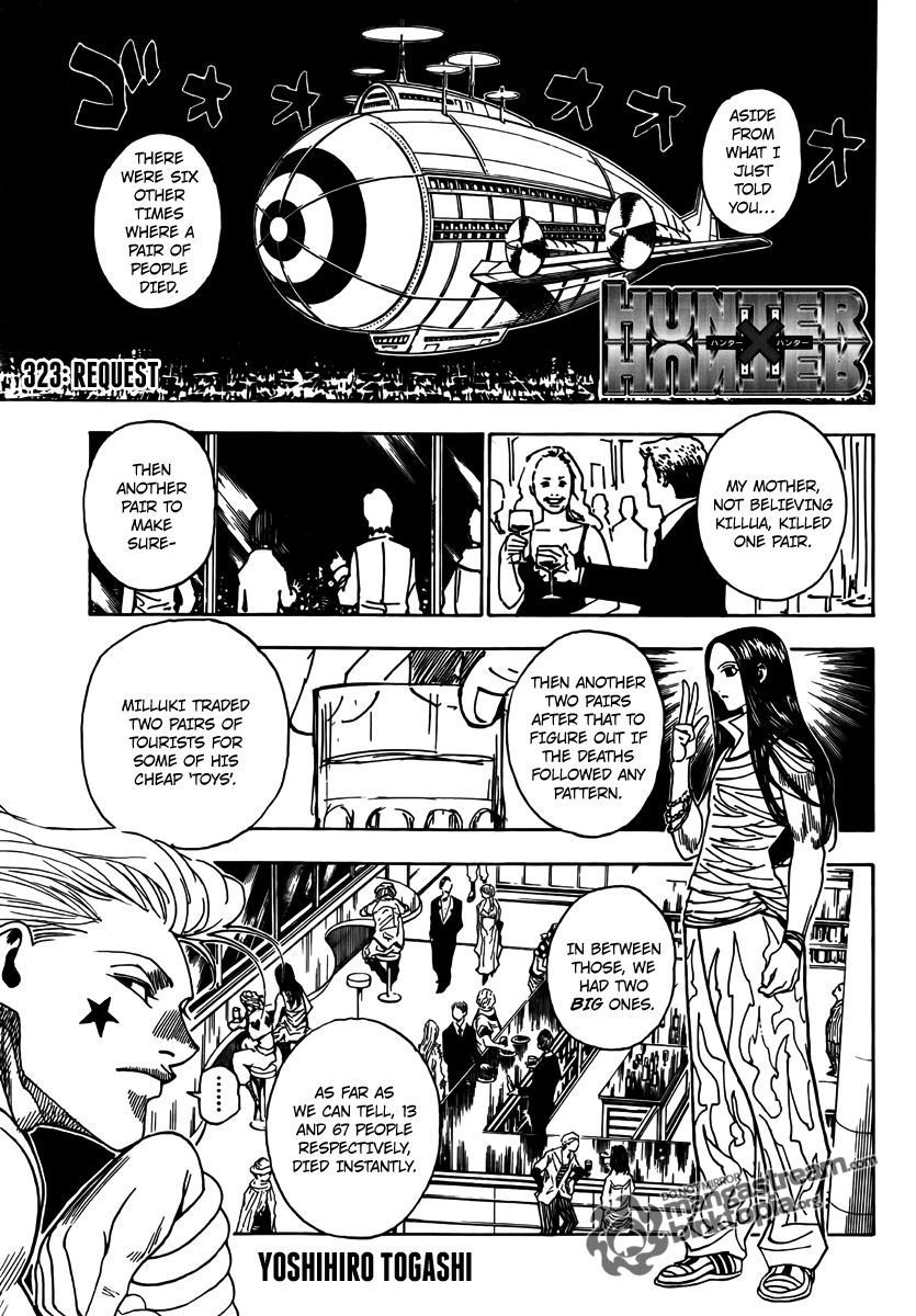 Hunter x Hunter Chapter 323 - Page 1