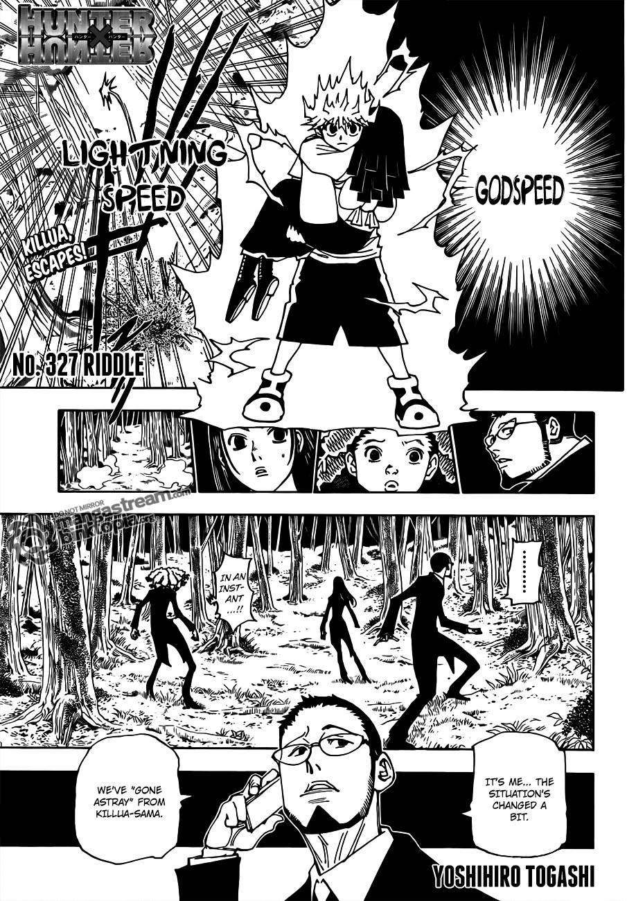 Hunter x Hunter Chapter 327 - Page 1