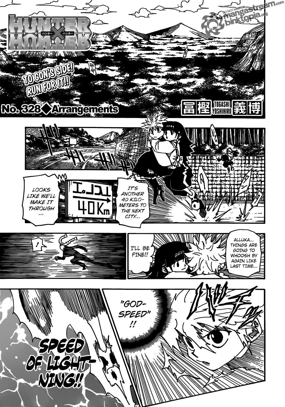 Hunter x Hunter Chapter 328 - Page 1