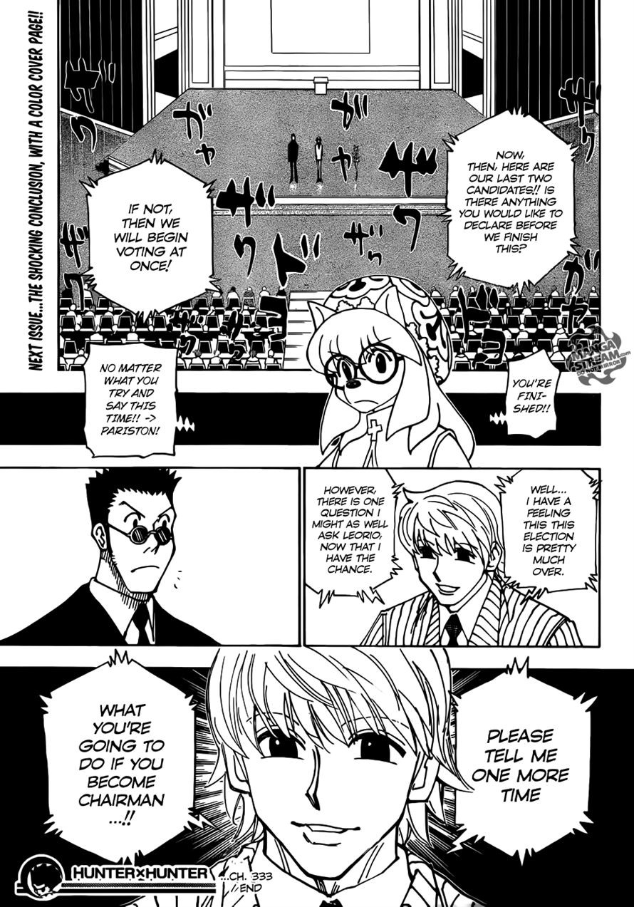 Hunter x Hunter Chapter 333 - Page 18