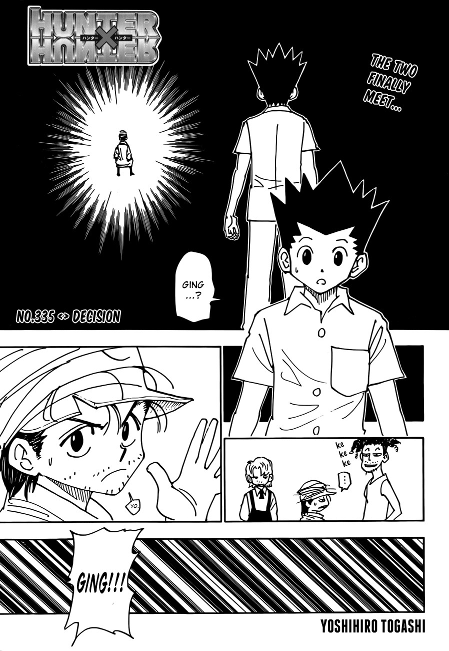 Hunter x Hunter Chapter 335 - Page 1