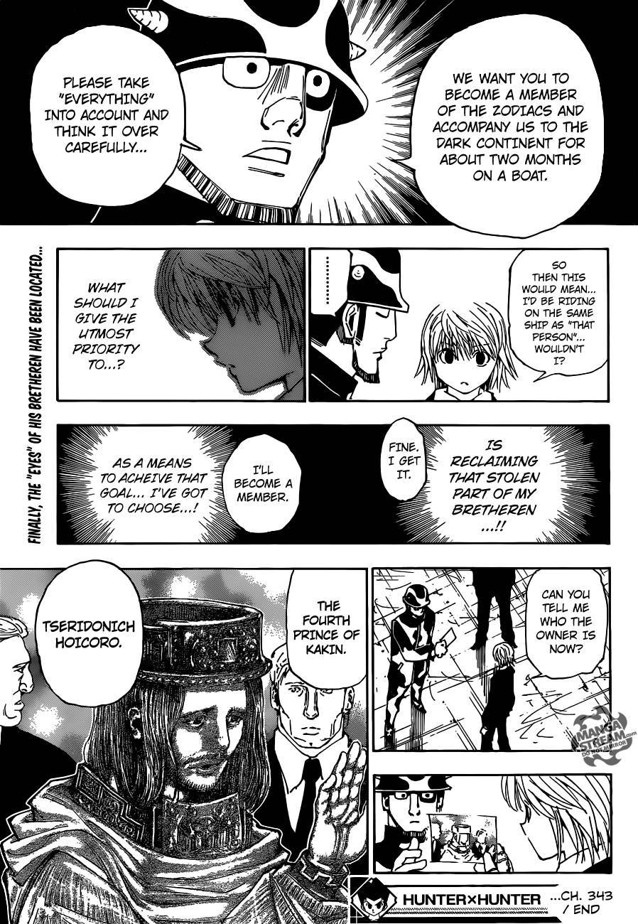 Hunter x Hunter Chapter 343 - Page 21