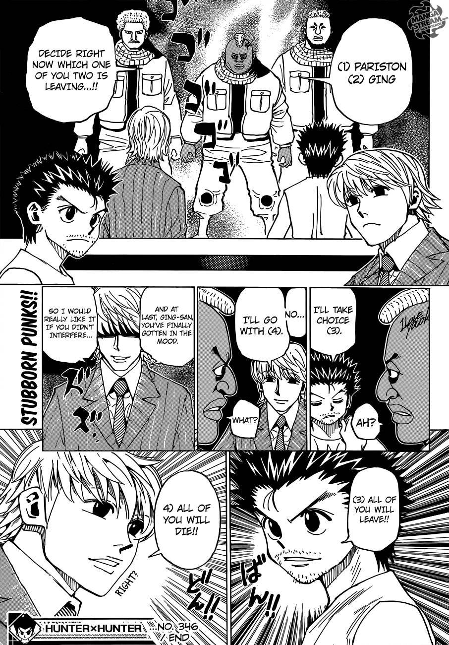 Hunter x Hunter Chapter 346 - Page 19