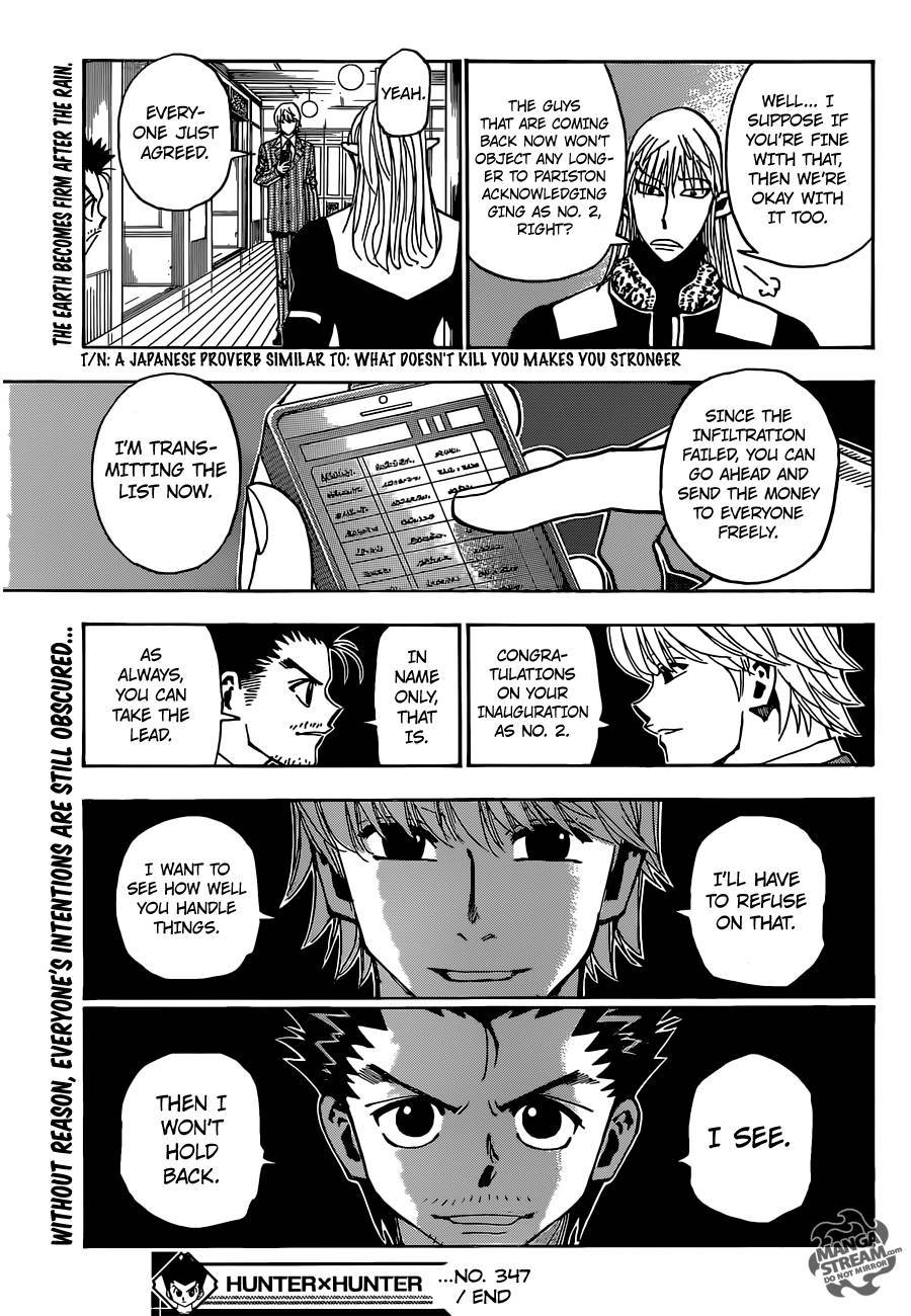 Hunter x Hunter Chapter 347 - Page 20