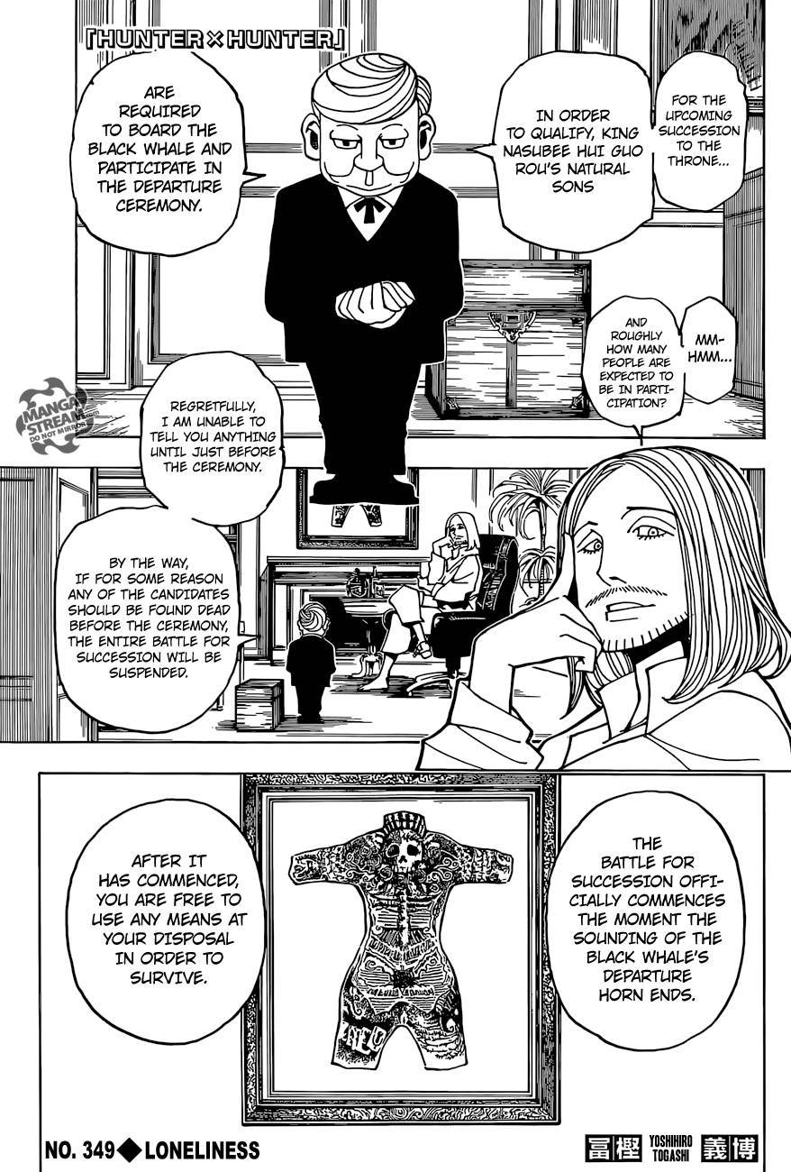 Hunter x Hunter Chapter 349 - Page 1