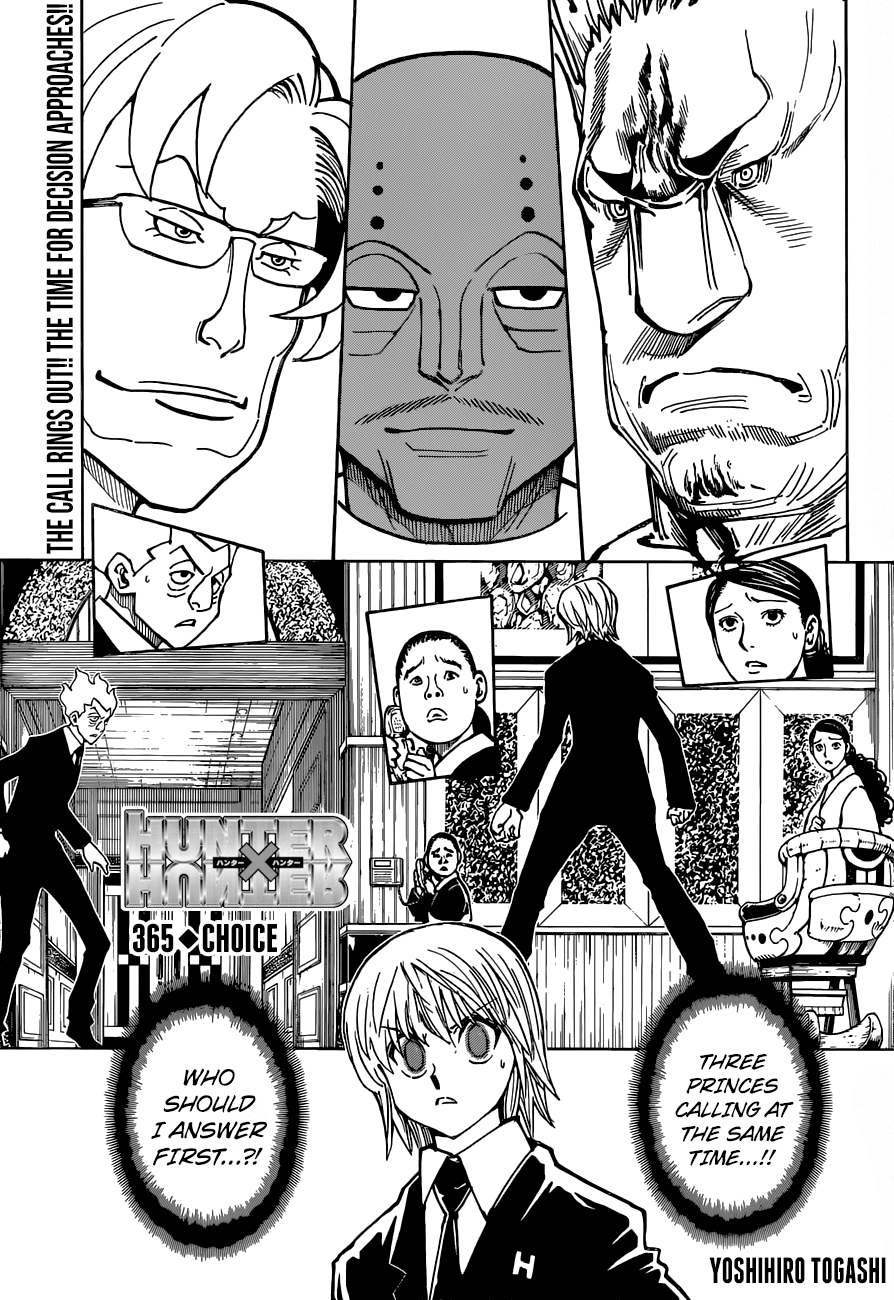 Hunter x Hunter Chapter 365 - Page 1