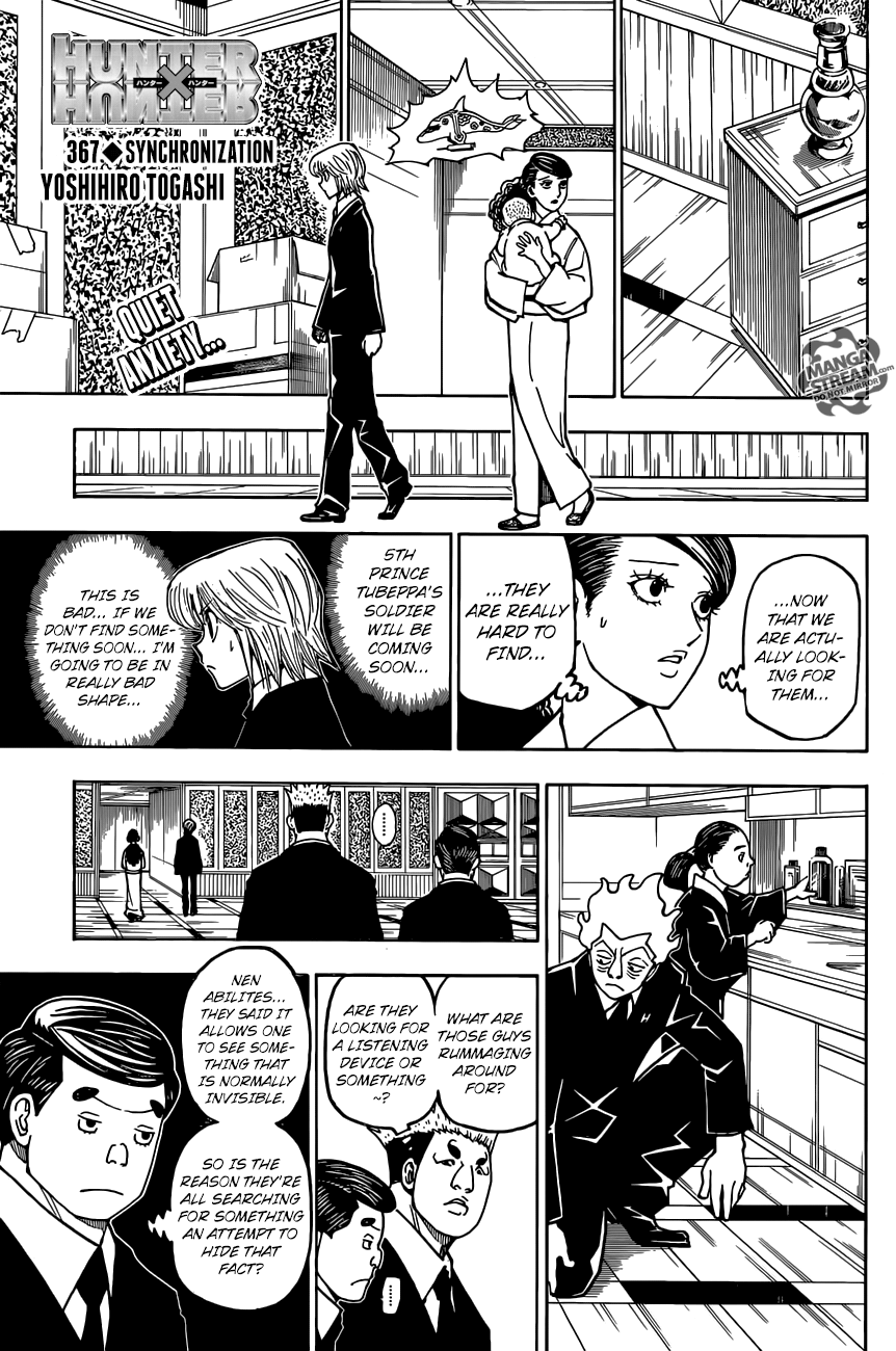 Hunter x Hunter Chapter 367 - Page 1