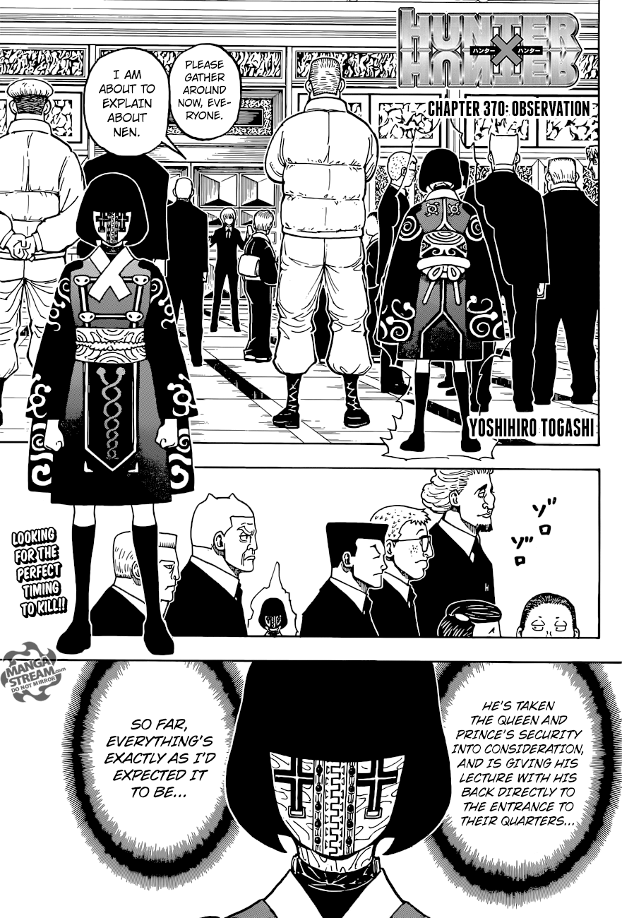 Hunter x Hunter Chapter 370 - Page 1