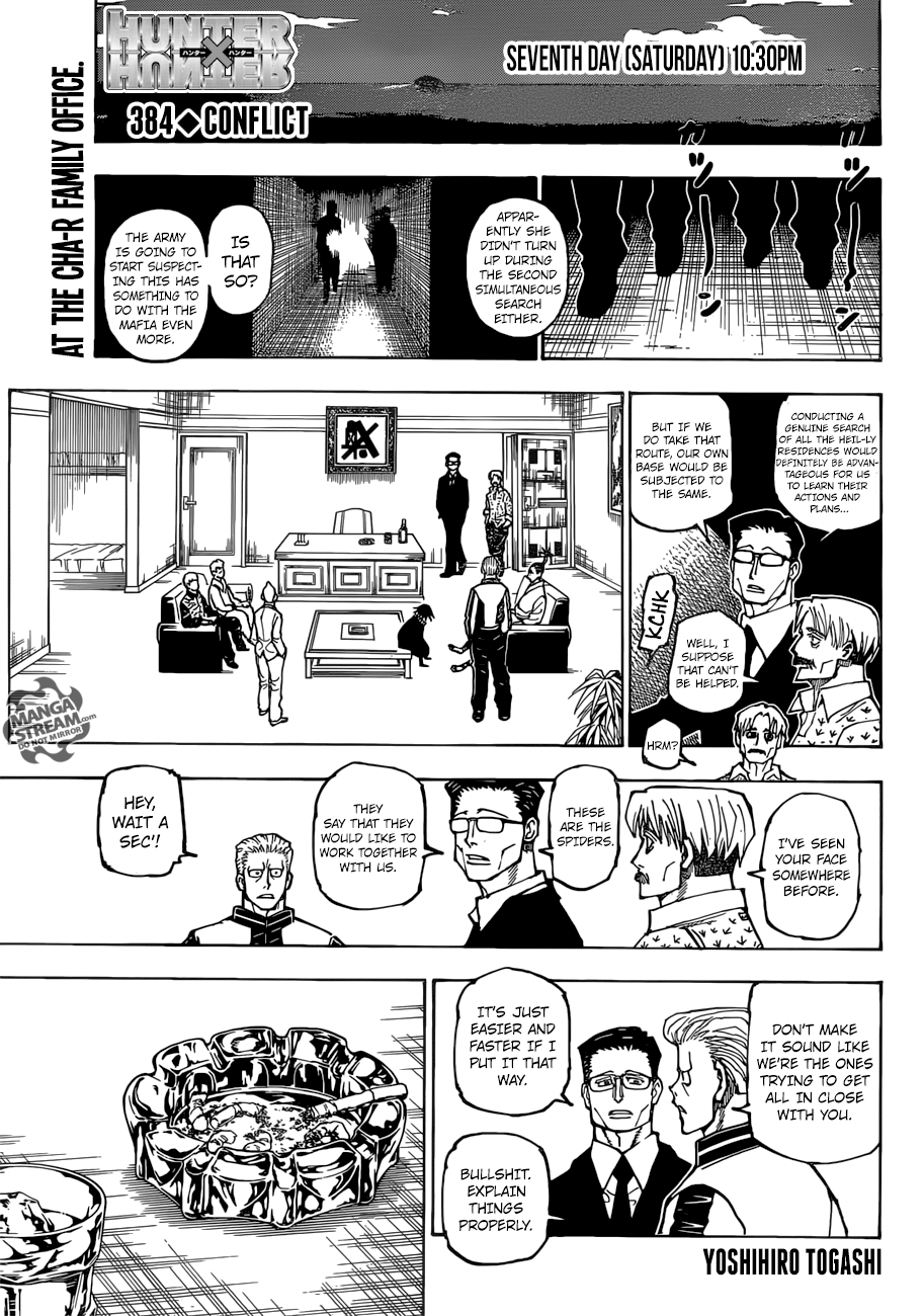 Hunter x Hunter Chapter 384 - Page 1