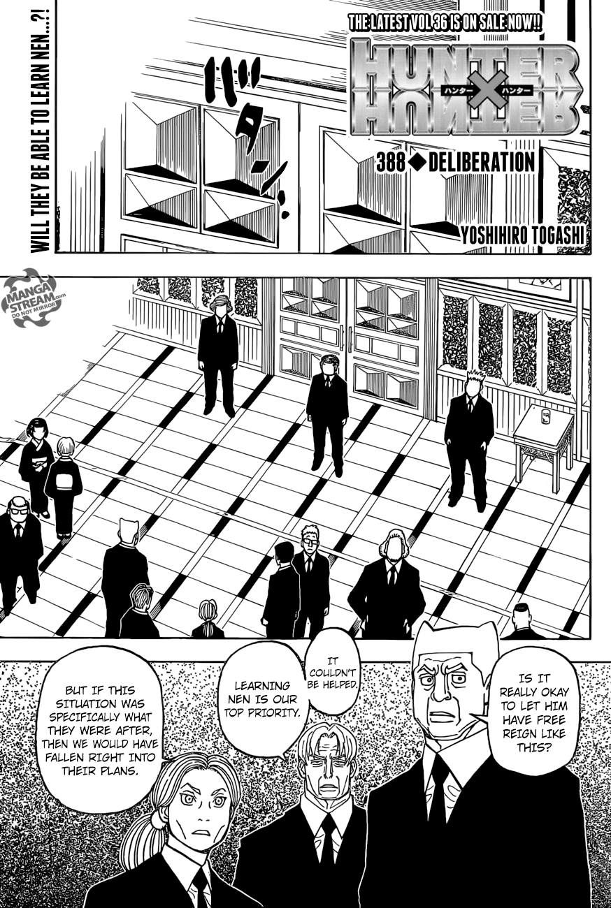 Hunter x Hunter Chapter 388 - Page 1