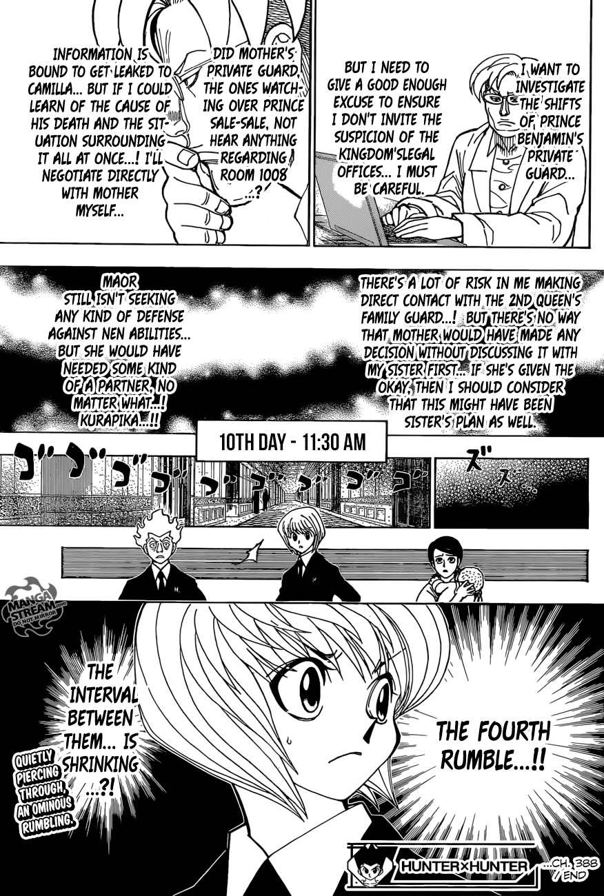 Hunter x Hunter Chapter 388 - Page 20