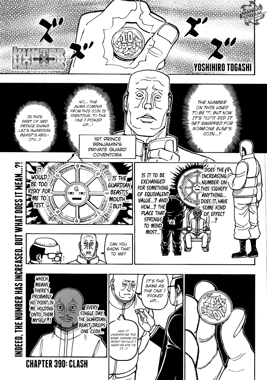 Hunter x Hunter Chapter 390 - Page 1