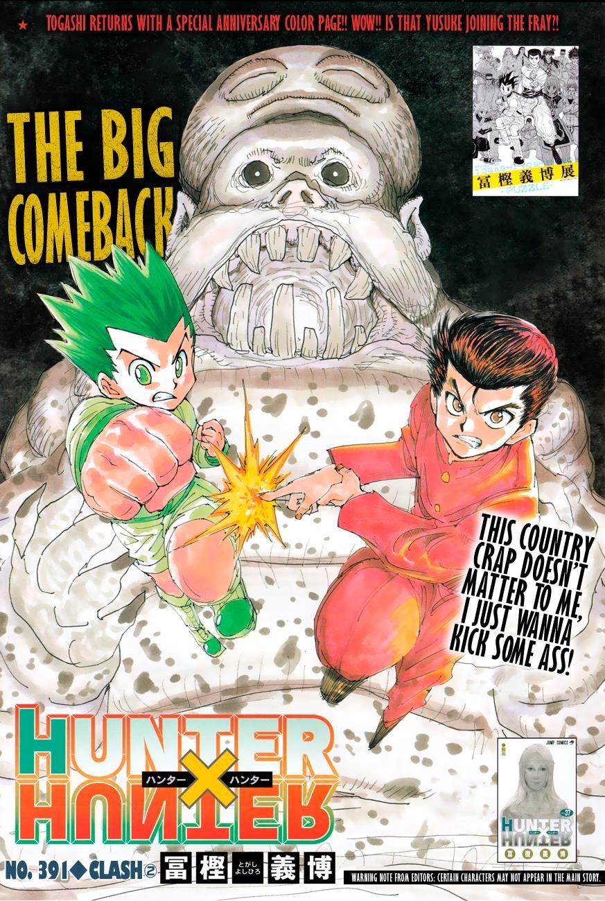 Hunter x Hunter Chapter 391 - Page 1