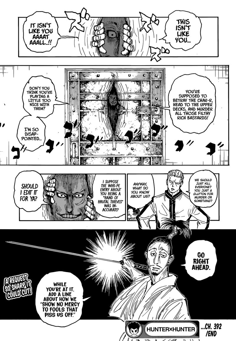 Hunter x Hunter Chapter 392 - Page 19