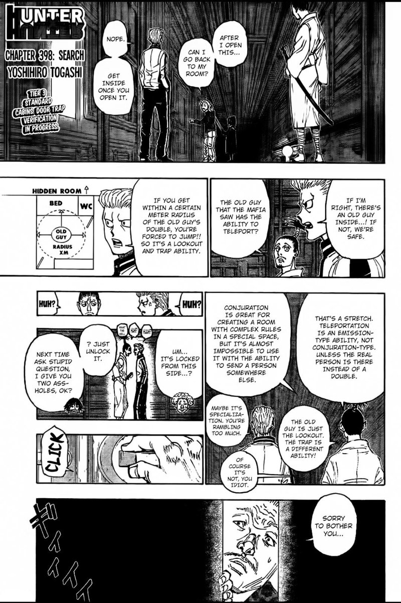 Hunter x Hunter Chapter 398 - Page 1