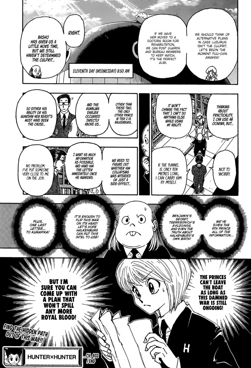 Hunter x Hunter Chapter 402 - Page 19