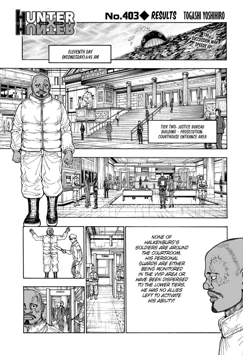 Hunter x Hunter Chapter 403 - Page 1