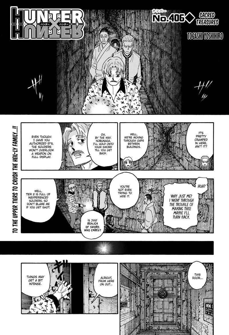 Hunter x Hunter Chapter 406 - Page 1