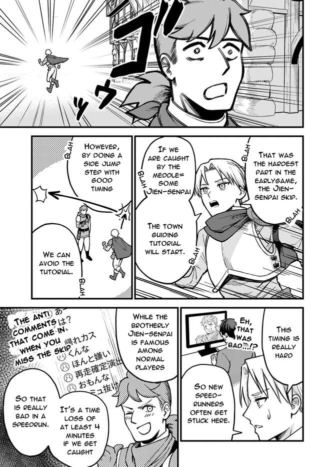 Speedrunner Cannot Return from the Game World Chapter 1 - Page 22