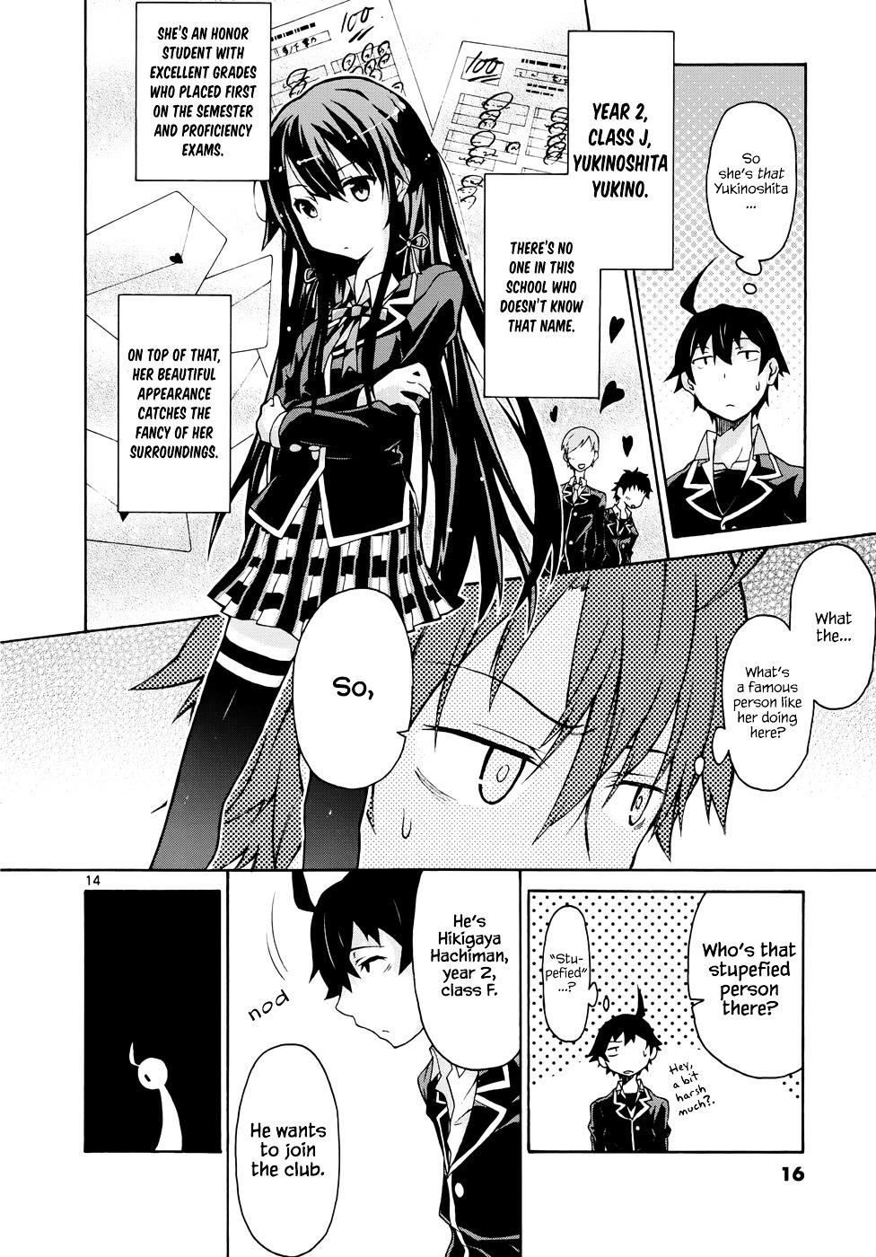 My Youth Romantic Comedy Is Wrong as I Expected @ comic Chapter 1 - Page 15