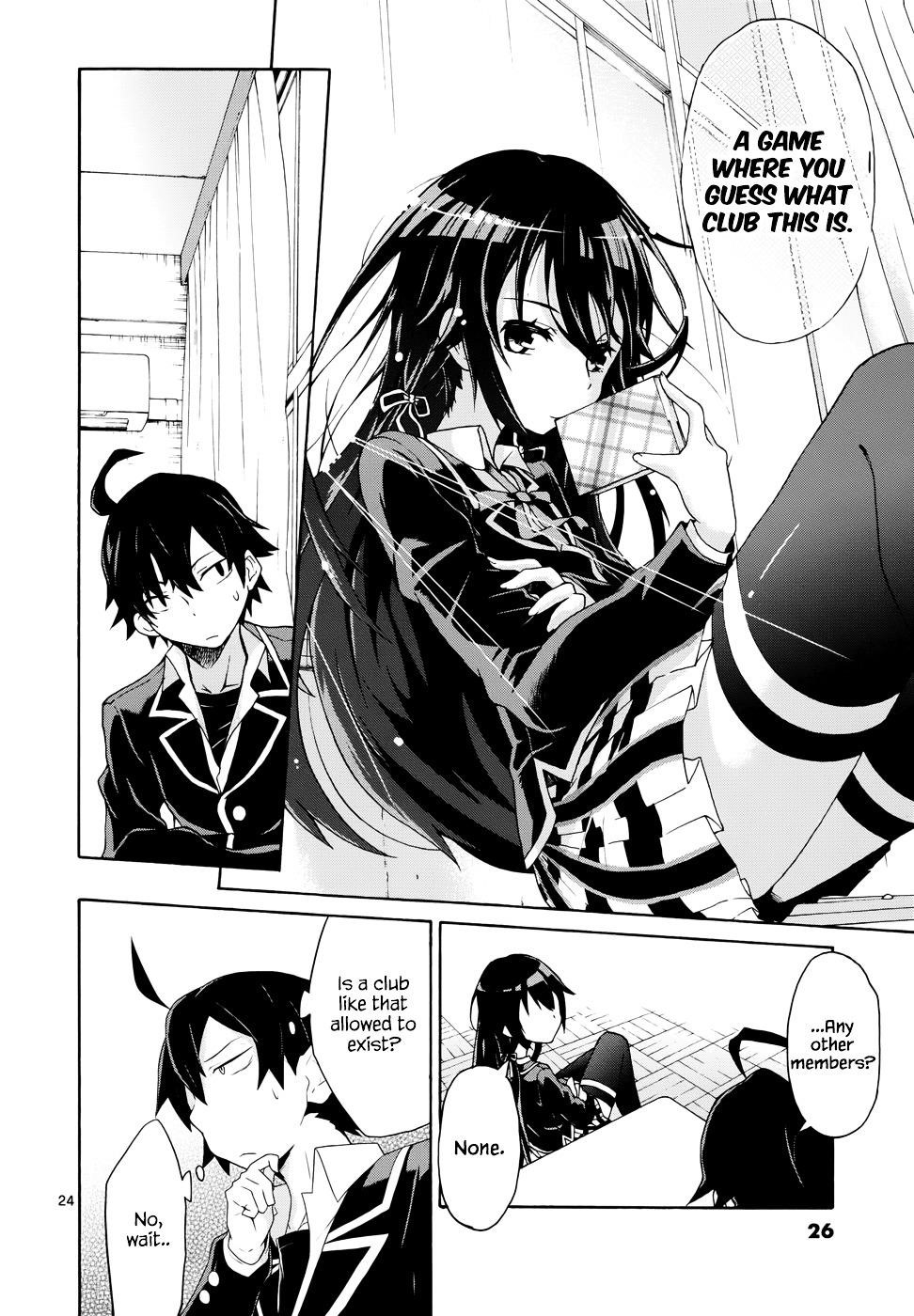 My Youth Romantic Comedy Is Wrong as I Expected @ comic Chapter 1 - Page 25
