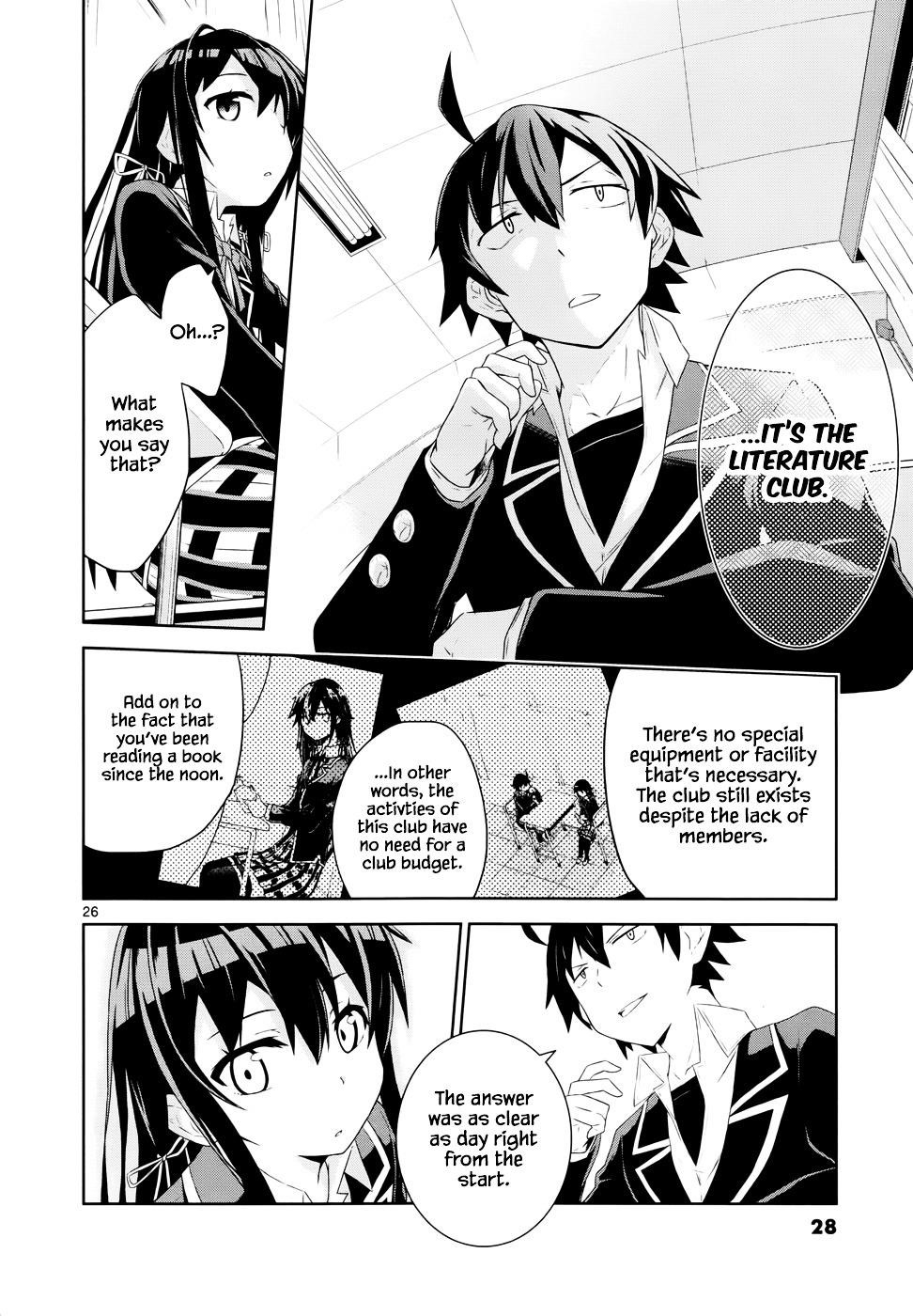 My Youth Romantic Comedy Is Wrong as I Expected @ comic Chapter 1 - Page 27