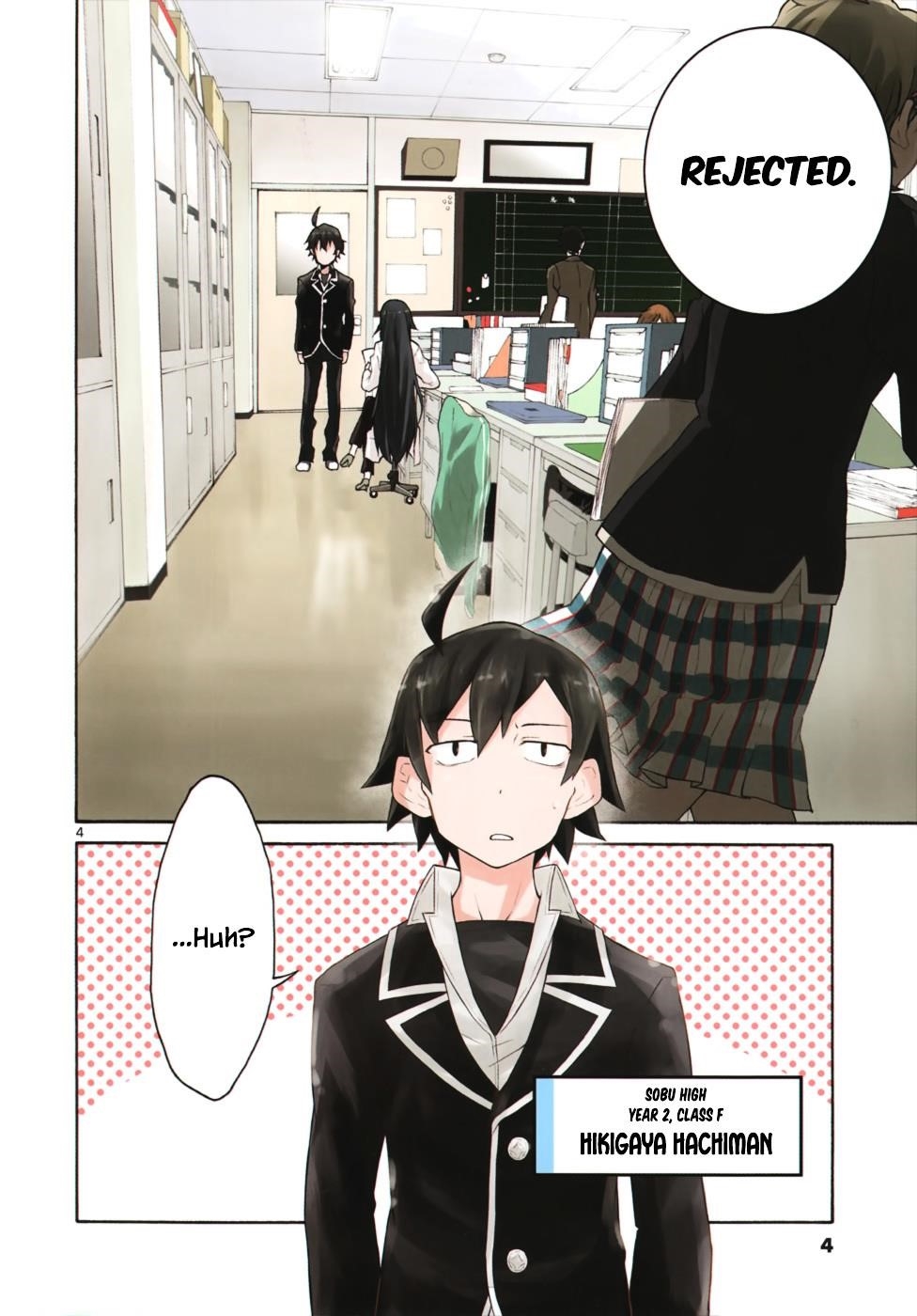 My Youth Romantic Comedy Is Wrong as I Expected @ comic Chapter 1 - Page 4