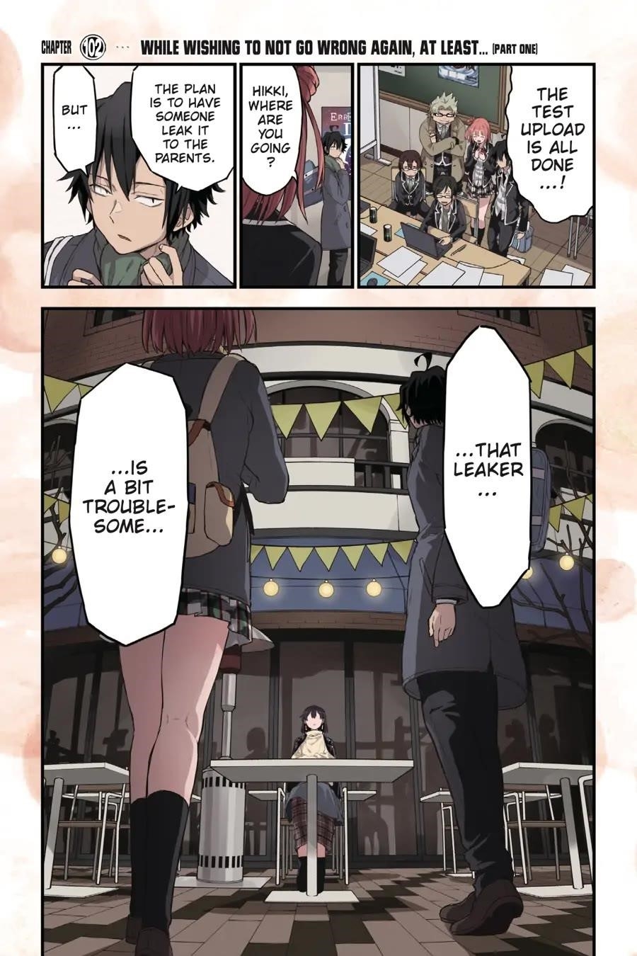 My Youth Romantic Comedy Is Wrong as I Expected @ comic Chapter 102 - Page 2