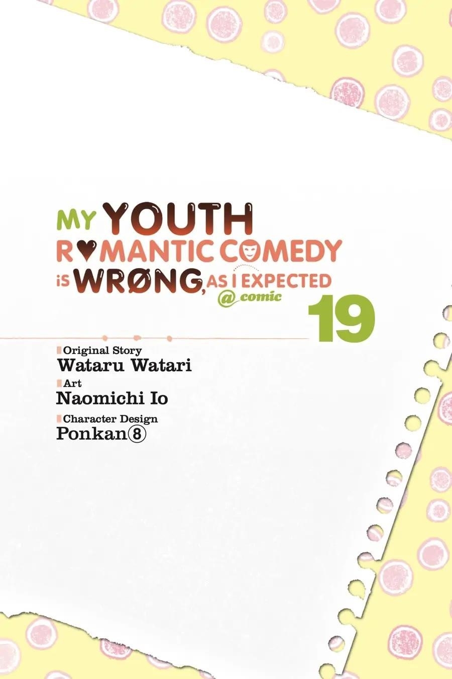 My Youth Romantic Comedy Is Wrong as I Expected @ comic Chapter 102 - Page 4