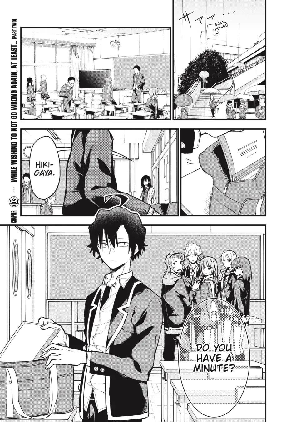 My Youth Romantic Comedy Is Wrong as I Expected @ comic Chapter 103 - Page 1