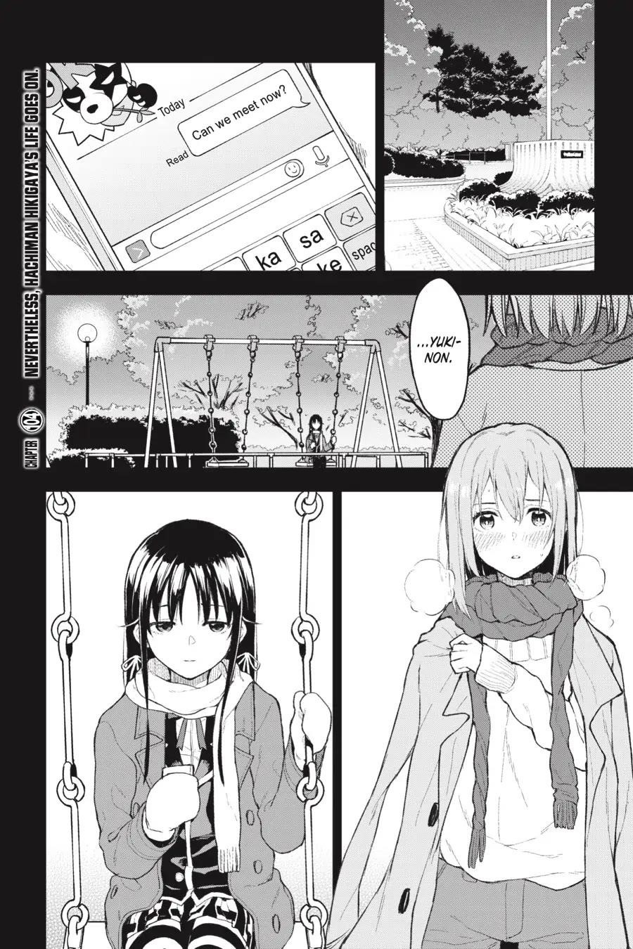 My Youth Romantic Comedy Is Wrong as I Expected @ comic Chapter 104 - Page 1