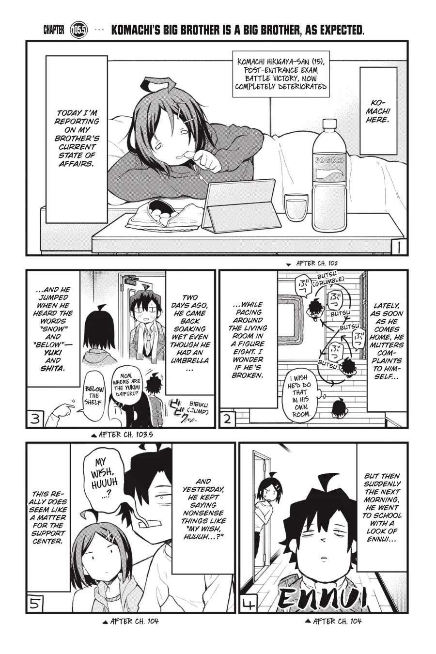 My Youth Romantic Comedy Is Wrong as I Expected @ comic Chapter 105.5 - Page 1