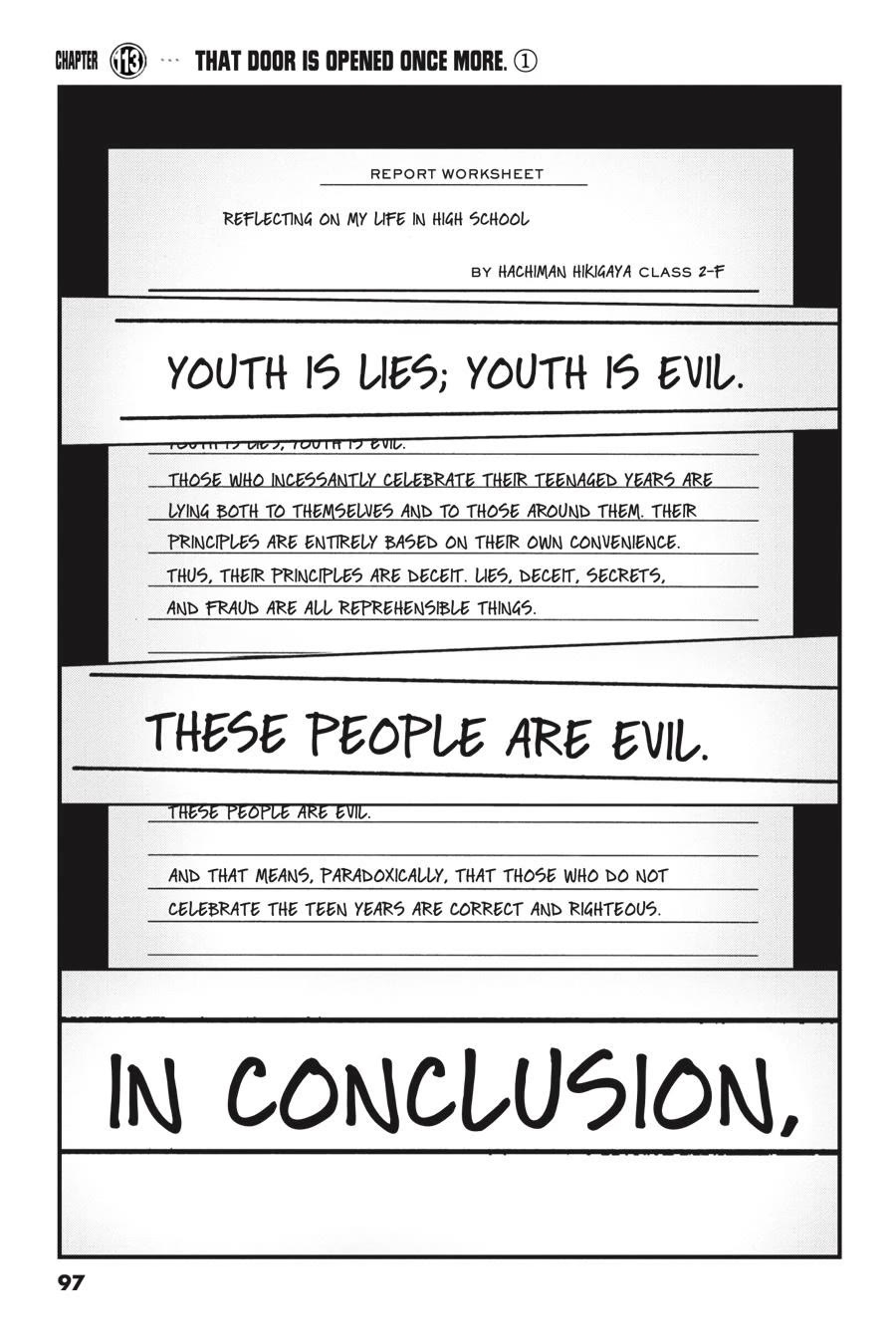 My Youth Romantic Comedy Is Wrong as I Expected @ comic Chapter 113 - Page 1