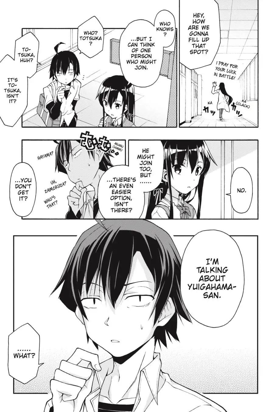 My Youth Romantic Comedy Is Wrong as I Expected @ comic Chapter 14 - Page 9