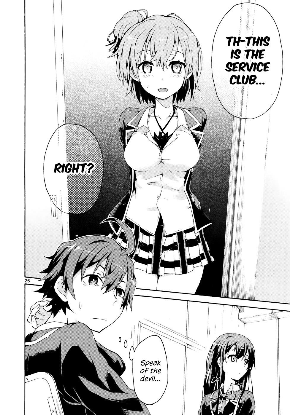 My Youth Romantic Comedy Is Wrong as I Expected @ comic Chapter 2 - Page 26
